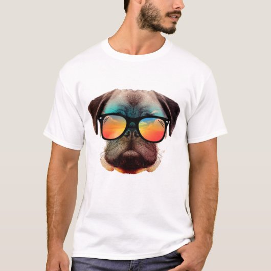 Cool Summer Dog T-Shirt (Vorderseite)