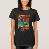 Cool Summer Miami FL. Adventure Illustration Outfi T-Shirt (Vorderseite)