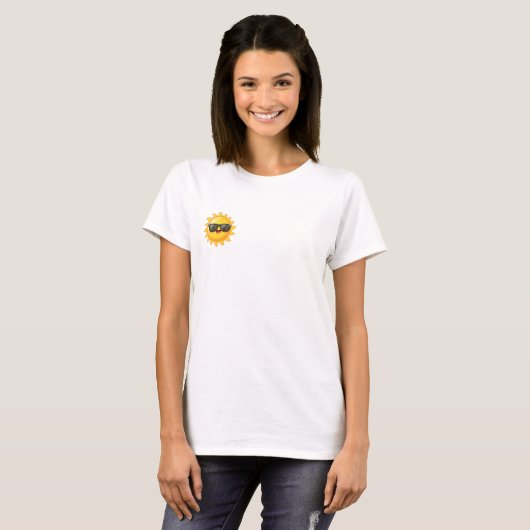 Cool Sunny Smile T-Shirt (Vorne ganz)