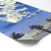 Cool-Sunset-Druckwertplakat Poster (Ecke)