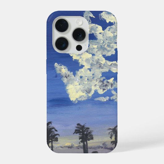 Cool Sunset Painting Phone Case iPhone Hülle (Rückseite)