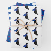 Cool Super Kitty - Cat Wrapping Paper Sheet Set Geschenkpapier Set (Beispiel)