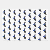 Cool Super Kitty - Cat Wrapping Paper Sheet Set Geschenkpapier Set (Vorderseite)
