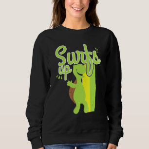 Cool Surfen Schildkröten Surfen Ozean Natur Sweatshirt