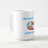 Cool Surfen Welpenkleidung Sonnenbrille Kaffeetasse (Vorderseite Links)