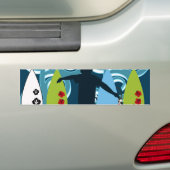 Cool Surfer Typ Surfing Beach Ocean Design Autoaufkleber (Auf Auto)