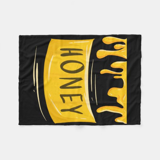 Cool Sweet Honeypot Fun Lazy Diy Halloween Kostüm Fleecedecke (Vorderseite (Horizontal))