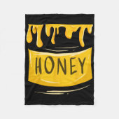 Cool Sweet Honeypot Fun Lazy Diy Halloween Kostüm Fleecedecke (Vorderseite)