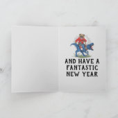 Cool T-Rex Weihnachten (Innenseite)
