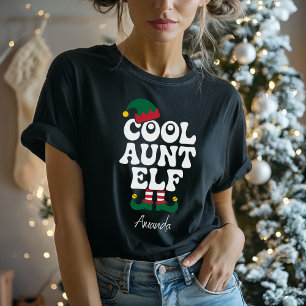 Cool Tante Elf Funny Elf Weihnachtsgeschenk zusamm T-Shirt
