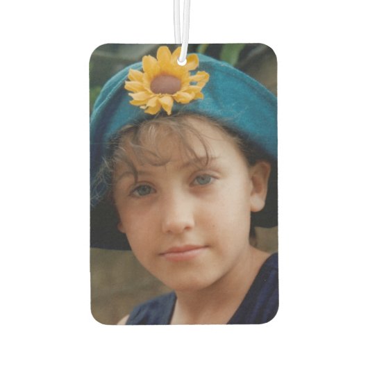 Cool Tante hinzufügen Foto-Laufwerk sicher blumens Autolufterfrischer (Rückseite)