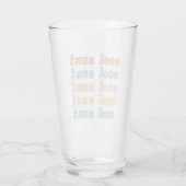 Cool Tante Modernes Retro Niedliche Geschenke für  Glas (Rückseite)
