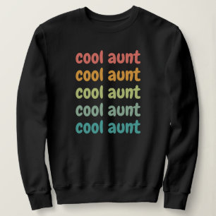 Cool Tante Modernes Retro Niedliche Geschenke für Sweatshirt
