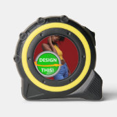 COOL! Tape Measure - Gelb - Custom Maßband (Vorderseite)