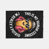 Cool Tato Novelty For Men Women Tato Gag Tato Love Fleecedecke (Vorderseite (Horizontal))