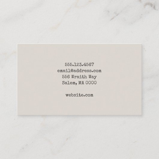 Cool Tattoo Artist Visitenkarte (Rückseite)