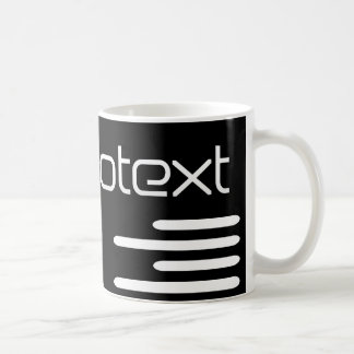 Cool Technotext Techno Text Black Kaffeetasse