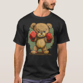 Cool Teddy bear with boxing gloves outfit T-Shirt (Vorderseite)