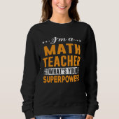 Cool Tees For Teacher I m A Math Teacher (Vorderseite)
