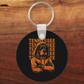 Cool Tennessee Dog Lovers Coonhound Men Women Kids Schlüsselanhänger (Vorderseite)