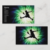 Cool Tennis Visitenkarte (Vorne/Hinten)