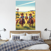 Cool Texas Leinwanddruck (Insitu (Schlafzimmer))