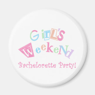 Cool Text Girls Weekend Junggeselinnen-Abschied Magnet