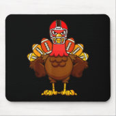 Cool Thanksgiving Football Shirt _ Gobble Player T Mousepad (Vorne)