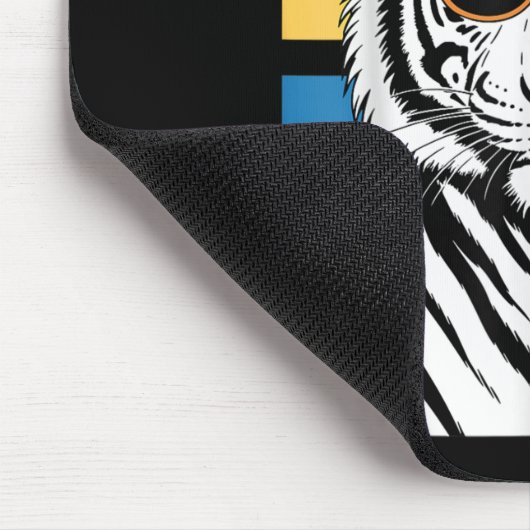 Cool Tiger Costume For Men Women Kids Pattern Tige Mousepad (Ecke)