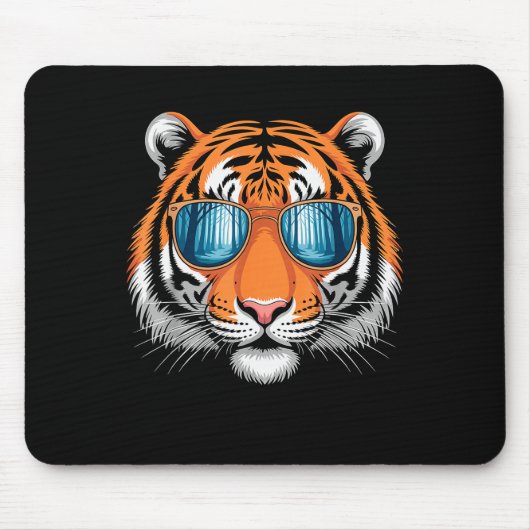 Cool Tiger Costume For Men Women Kids Pattern Tige Mousepad (Vorne)