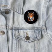 Cool Tiger Design For Men Women Siberian Tiger Lov Button (Beispiel)