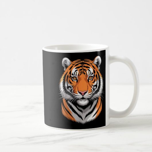 Cool Tiger Design For Men Women Siberian Tiger Lov Kaffeetasse (Rechts)