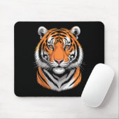 Cool Tiger Design For Men Women Siberian Tiger Lov Mousepad (Mit Mouse)