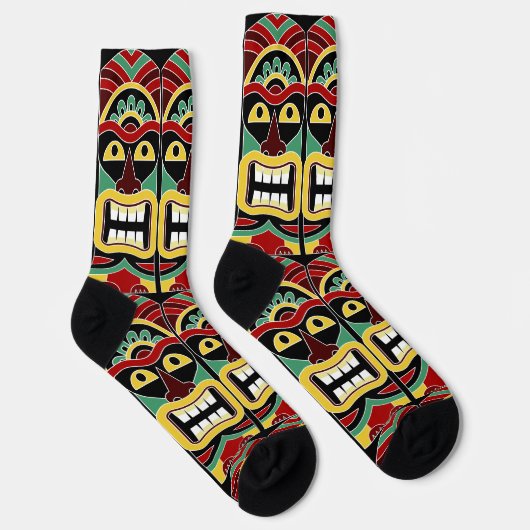 Cool Tiki Totem Socken (Rechts)
