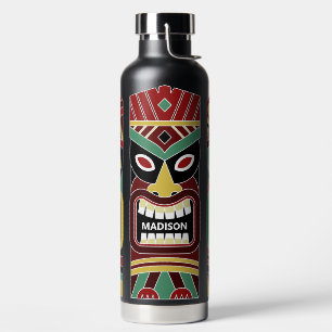 Cool Tiki Totems individuelle Name Trinkflasche