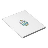 Cool To Be Kind Regenbogen-Raupe-Shirt-Design_1 Notizblock (angewinkelt)