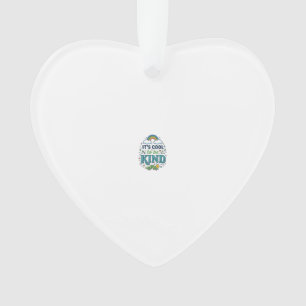 Cool To Be Kind Regenbogen-Raupen-Shirt-Design_1 Ornament