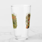 Cool Toller Erntedank Holiday Trukey Glas (Rechts)