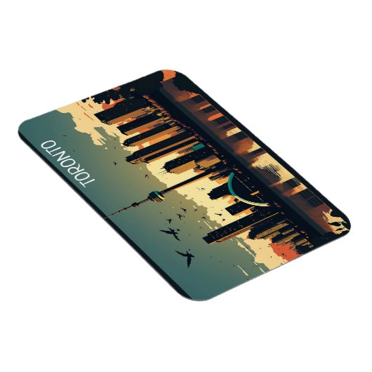 Cool Toronto Canada Skyline Magnet (Rechte Seite)