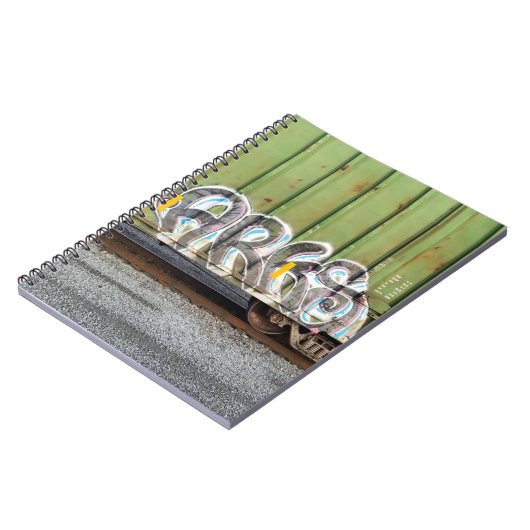 Cool Train Graffiti Notebook Notizblock (Linke Seite)