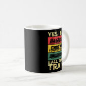 Cool Train Model Funny Train Railroad  Kaffeetasse (VorderseiteRechts)