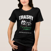 Cool Trash Panda and  Opossum for raccoon lovers Tri-Blend Shirt (Vorderseite)