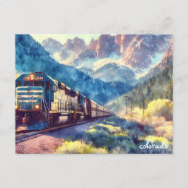 cool Travel Vintag Colorado Springs Postcard Postkarte