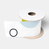Cool, trendig, modern, geometrisch grün von Memphi Satinband (Spule)
