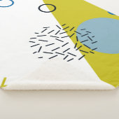 Cool, trendig, modern, geometrisch grün von Memphi Sherpadecke (3/4)