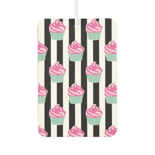 Cool Trendy Black and Wite Autolufterfrischer (Vorderseite)