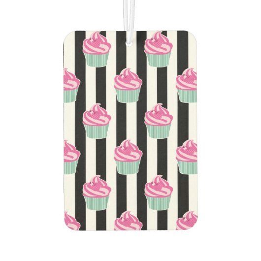 Cool Trendy Black and Wite Autolufterfrischer (Rückseite)