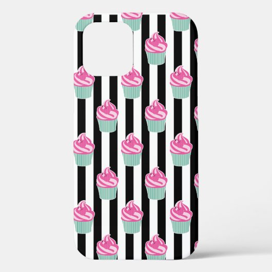 Cool Trendy Bleck und Withe Case-Mate iPhone Hülle (Rückseite)