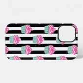 Cool Trendy Bleck und Withe iPhone Hülle (Rückseite (Horizontal))