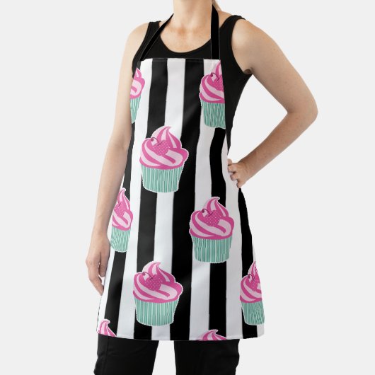 Cool Trendy Bleck und Withe Schürze (InSitu)